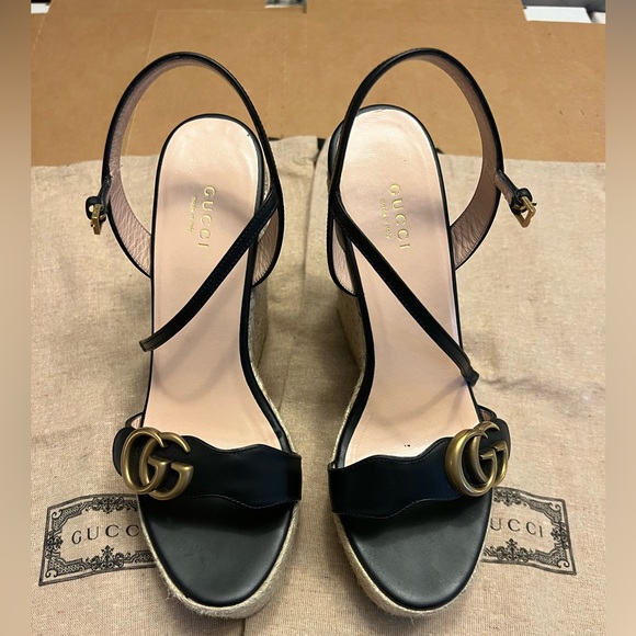 Gucci wedge sandals - Picture 1 of 10